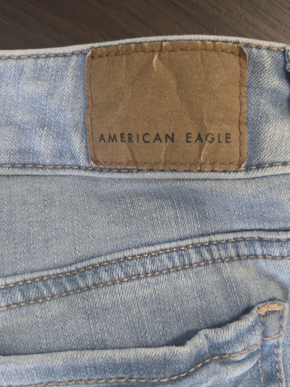 American Eagle Outfitters Light Wash Skinny Jeans - Picture 3 of 5